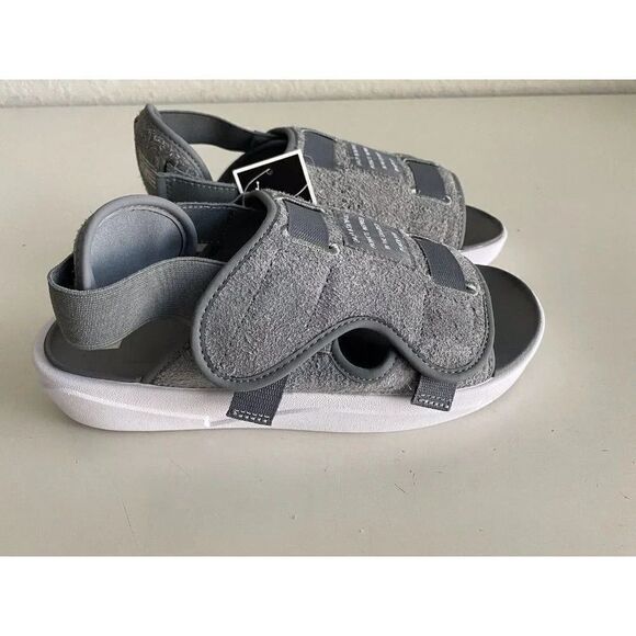 NIKE AIR JORDAN LS Slides Winter Grey Men’s Sz 9 DJ9857-002 NEW - Picture 6 of 11